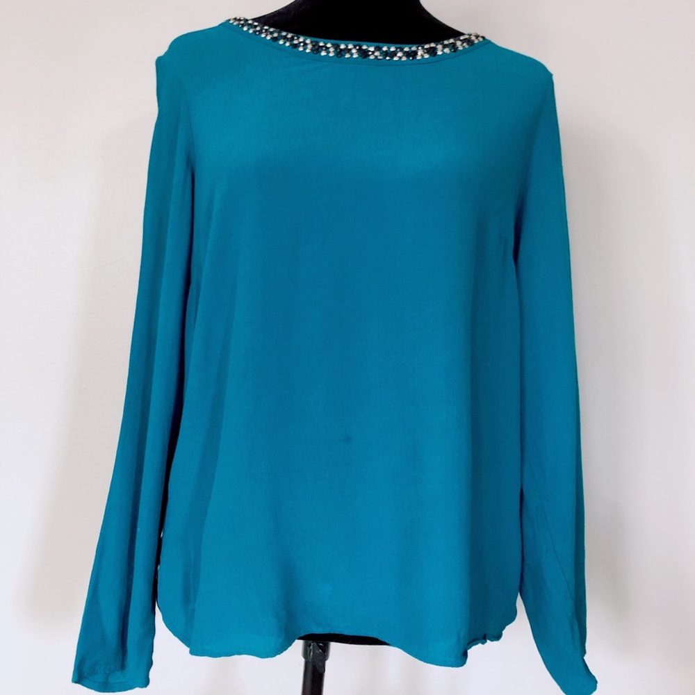Gap Jewel Collared Blouse